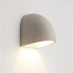 applique murale moderne led étanche terrazzo gris clair extérieur intérieur warm white texture granulée