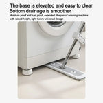 supports machine laver moderne vert blanc antivibration suction rondements grilles matière plastique