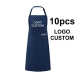 tablier personnalisable logo customisable couleurs bleu marine violet rouge rose clair vert blanc marron