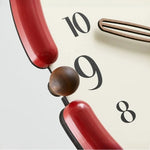 horloge murale moderne noir blanc aiguille circulaire salon environnement protection batterie