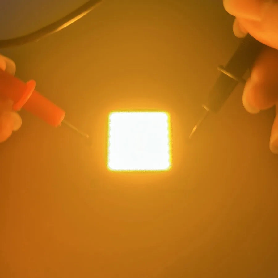 puce led cob carrée haute luminosité projecteur éclairage diy blanc chaud froid