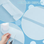 ruban tulle blanc transparent maille fine décoration 10m longueur ciseaux règle accessoires bricolage fleurs