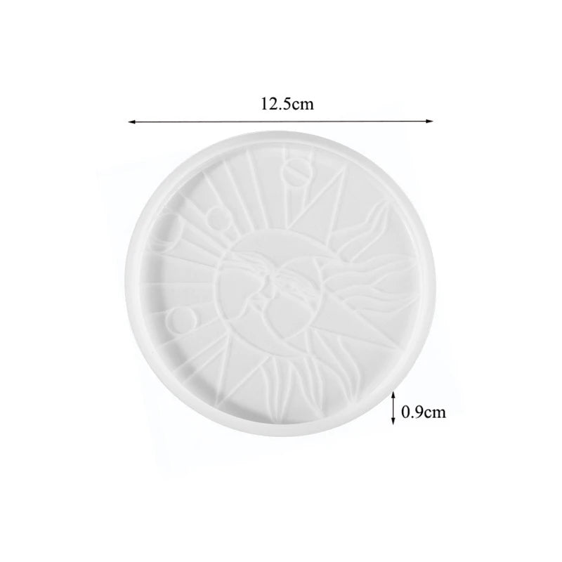 moulages silicones coquetiers transparents motifs fleurs dandelions geometriques decoration maison bricolage artisanal