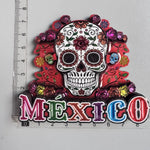 aimants réfrigérateur mexicains sombreros guitares cactus motifs floraux animaux exotiques souvenirs traditionnels multicolores