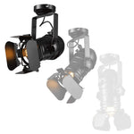 projecteur mural led noir moderne surface fixe vis cable grille différentes tailles