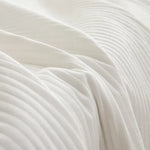 couvre lit coton gris clair blanc rose pâle rayures verticales moderne antibactérien confortable