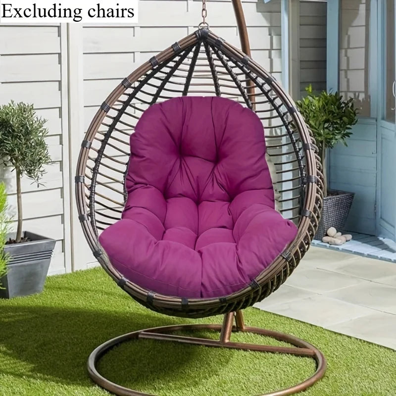 fauteuil suspendu coussin forme imperméable coton polyester marron vert bleu gris noir moderne confortable