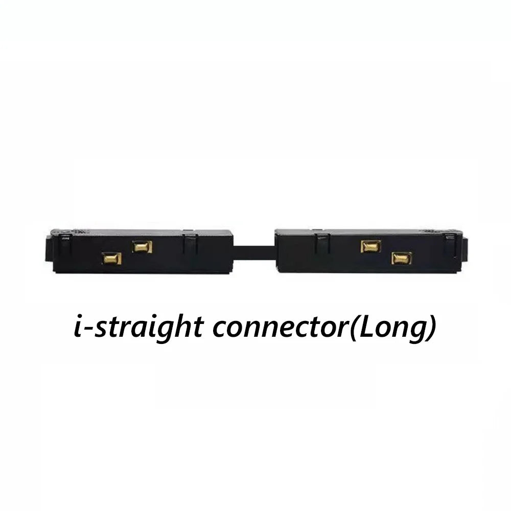 rail led magnétique noir moderne système éclairage intérieur minimaliste connecteurs d'angle