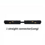 rail led magnétique noir moderne système éclairage intérieur minimaliste connecteurs d'angle