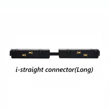 rail led magnétique noir moderne système éclairage intérieur minimaliste connecteurs d'angle