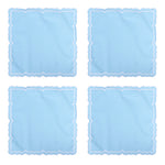 serviettes table coton bordure brodée décoration Noël mariage table repas maison