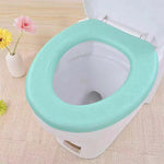housse siège toilette imperméable lavable couleur rose bleu vert violet moelleuse confortable