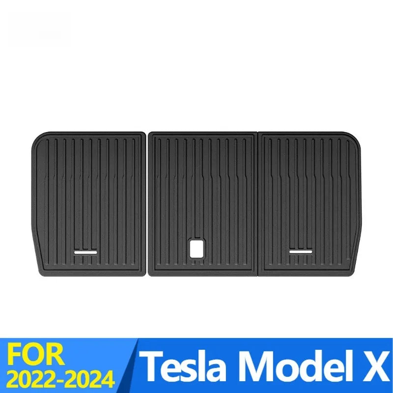 tapis sol imperméable noir rayures horizontales tpe moderne voiture facile nettoyer