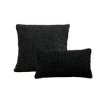 taies d'oreiller solides polyester texture bouclée doux beige clair 30x50cm 45x45cm 50x50cm