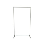 support fond personnalisable métal blanc moderne 3ft 4ft instructions pieds pliants