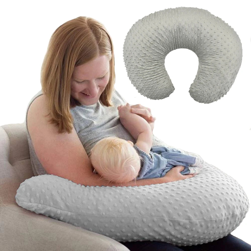 coussin portage bébé gris perçé polyester coton confortable bébé mois zipper quatre saisons