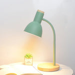 lampe table bois fer pliable nordique moderne lecture salon chambre
