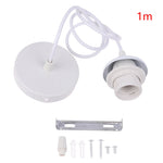 socquette suspension moderne adhésif noir blanc câble mètre demimètre ab abs
