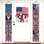 bannière étoiles aigle américaine bleu blanc rouge étoiles étoile clips décorative fête anniversaire patriotic