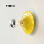 lampe murale moderne jaune rouge dorée minimaliste filament apparent fixée muralisée