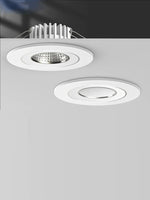 spots led blancs modernes 3w 220v grille refroidissement rond lisse 40 60mm