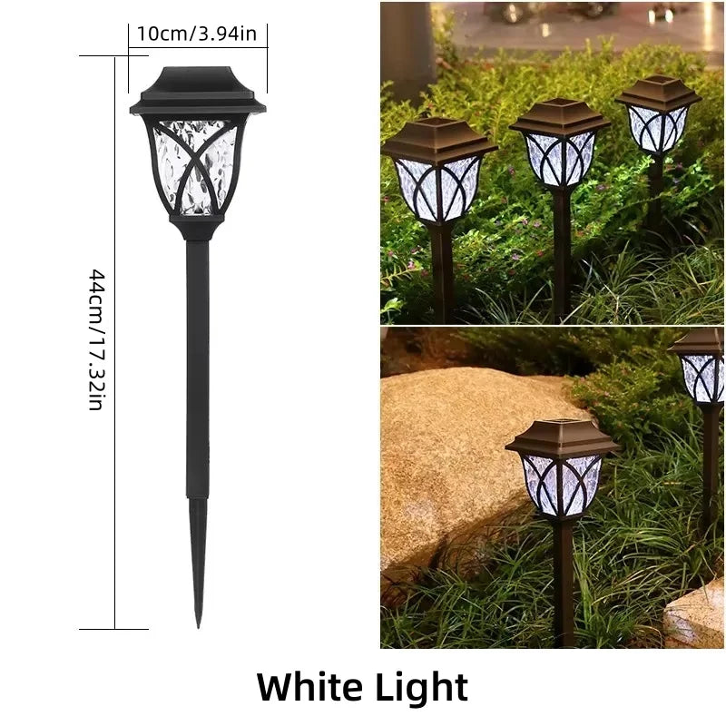 lumière solaire pelouse led moderne noire motifs géométriques extérieure étanche ip65 abspicket