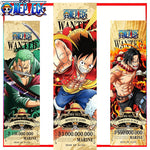tapisserie murale longue one piece luffy affiche tissu anime chambre coucher décoration esthétique personnages