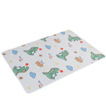 matelas protection bébé motif dinosaure floral quilting opaco mignon enfantin