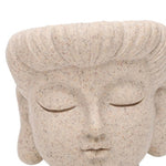 pot fleur résine tête bouddha moderne cache pot intérieur extérieur drainage ornement zen jardin