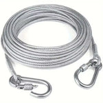 corde linge corde inoxydable résistante 10m 5m 2m balcon moderne argente boucles sécurité