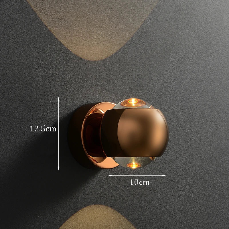 appliques murales modernes éclairage quotidien led noir or blanc minimaliste