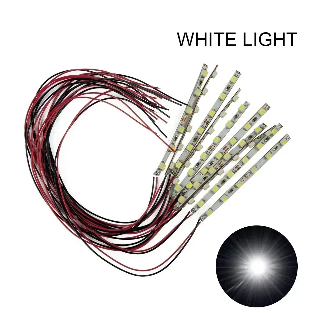 ruban led blanc rouge noir adhésif flexible 12v 18v led moderne 10 pièces