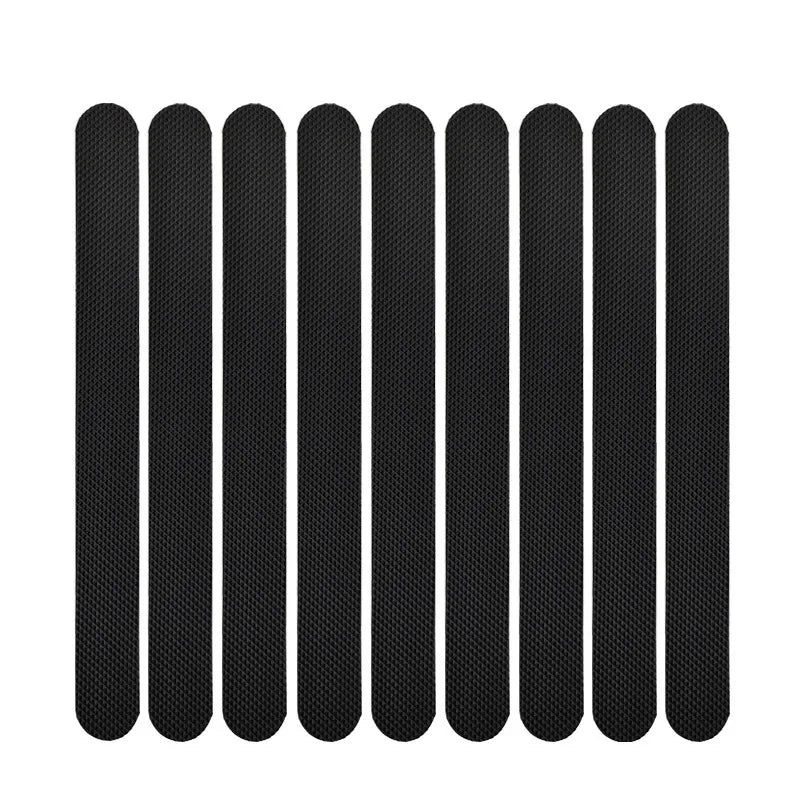 bandelettes adhésives antidérapantes blanc noir texture micro poreuse moderne adhésif respectueux environnement sécurité baignoire