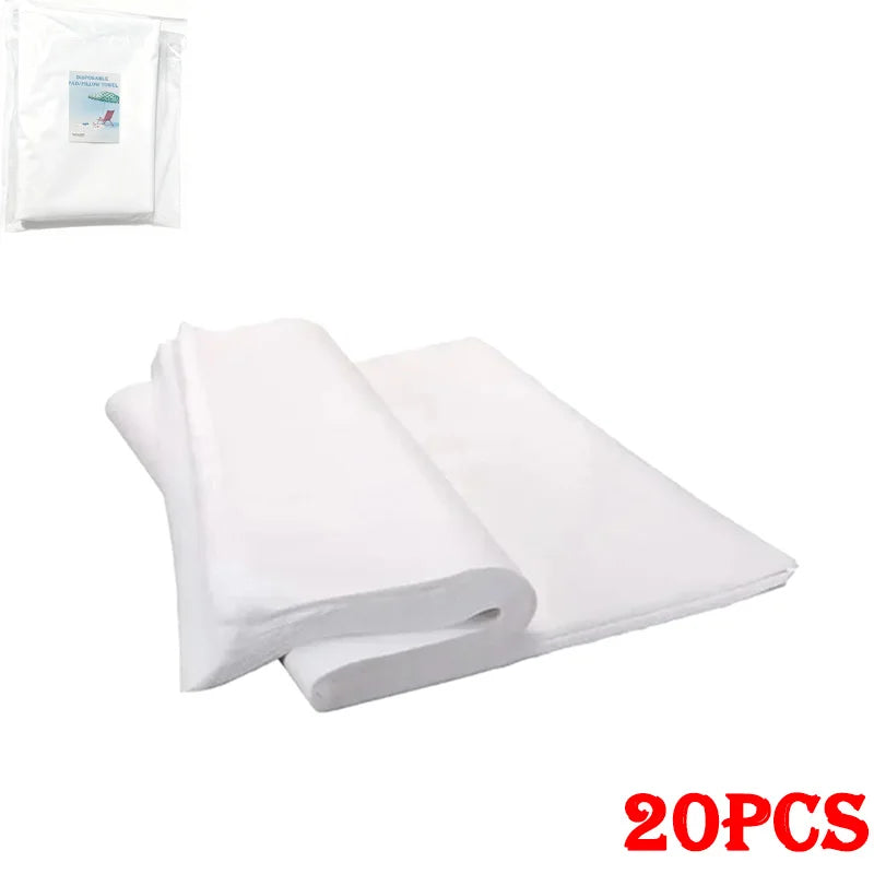 serviette jetable blanche non tissée hygiénique simple imperméable usage unique