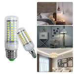 ampoules led blancs grains maïs modernes e14 e27 salon chambre 360 lumens