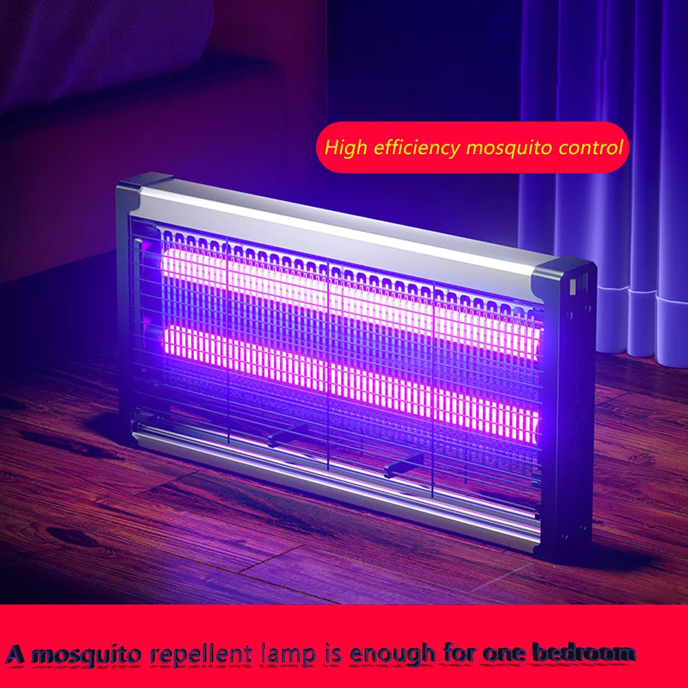 lampe anti moustiques moderne argenté bleu violet certification rohs fcc ccc acrylique 8watts prise