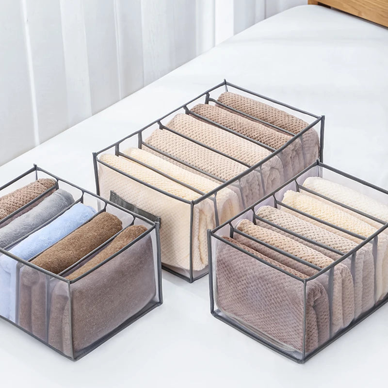Organisateur armoire avec séparateurs pour pulls et pantalons