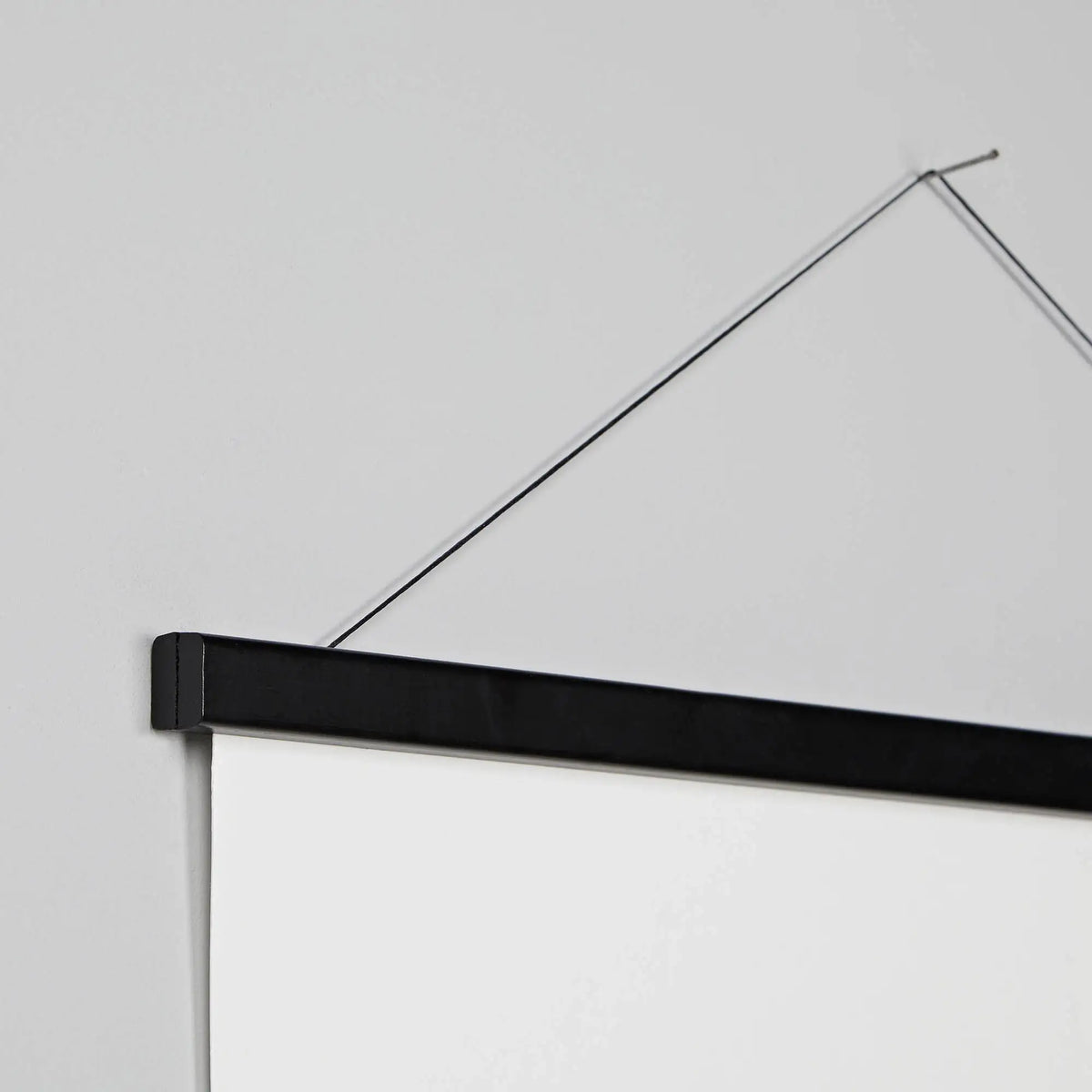 Cadre mural moderne bois teck noir blanc or 30cm 40cm 50cm.pin