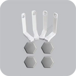 fixations antiderapantes draps housses couettes maison blanc gris modernes minimalistes visibles plastique