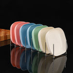 support vaisselle argenté pliable acier inoxydable moderne respectueux environnement utilisation multiple salon tringles