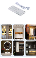 alimentation led armoire 12v 24v 100w 150w 60w blanc moderne sans fixation câble prise