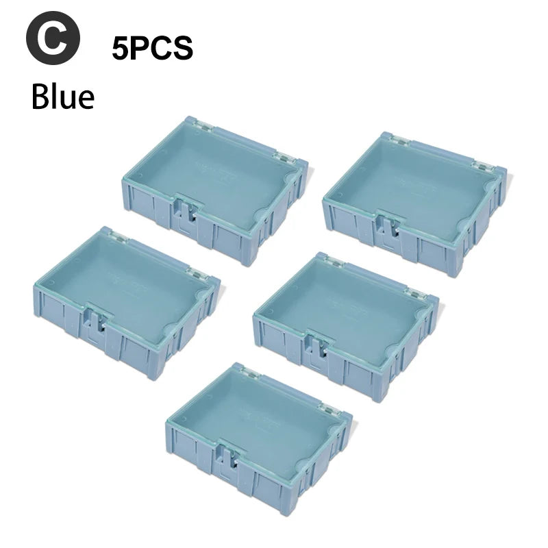 boîtes rangement plastique vert rose bleu modernes pratiques poignées