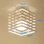 plafonniers moderne blanc grille géométrique opacité éclairage quotidien surface cuisine