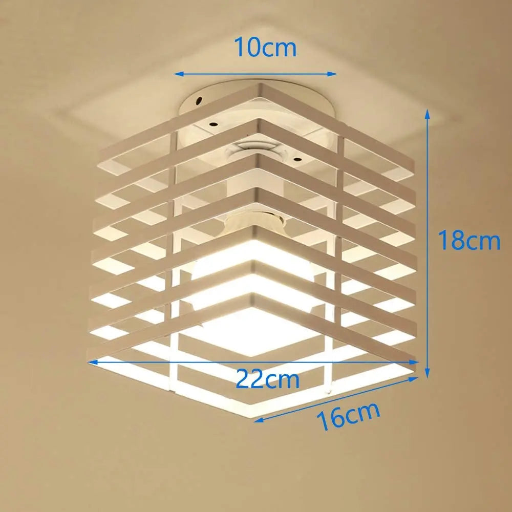plafonniers moderne blanc grille géométrique opacité éclairage quotidien surface cuisine
