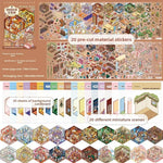 sticker book miniature scenes spiral binding colorful animal stickers creative journal supplies kawaii numbered