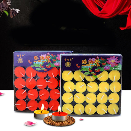 bougies chauffe plat sans flamme rouge jaune opaques boîtes rangement événements decoration intérieure festive