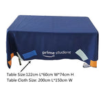 nappe table personnalisable moderne orange blanche bleu marron logo ethnique mariage extérieur festivité