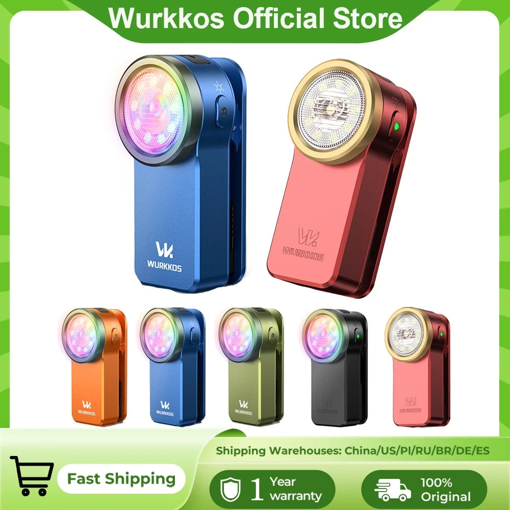 lampe torche portable rechargeable usb clip aimant led forte puissance randonnée extérieur
