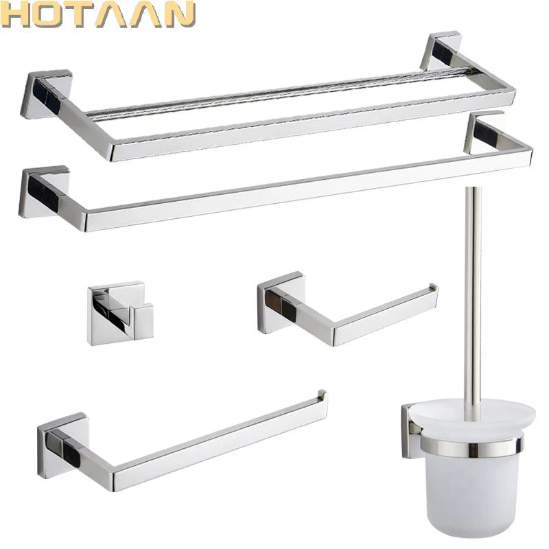 accessoires salle bain chrome moderne porte savon brosse wc porte papier porte serviettes minimaliste