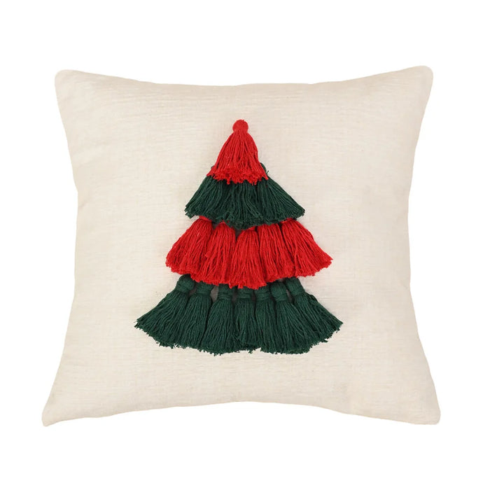 housses coussins noël flocons arbre sucre aneth décoratives adhésives maison voiture 30x50cm 45x45cm polyester